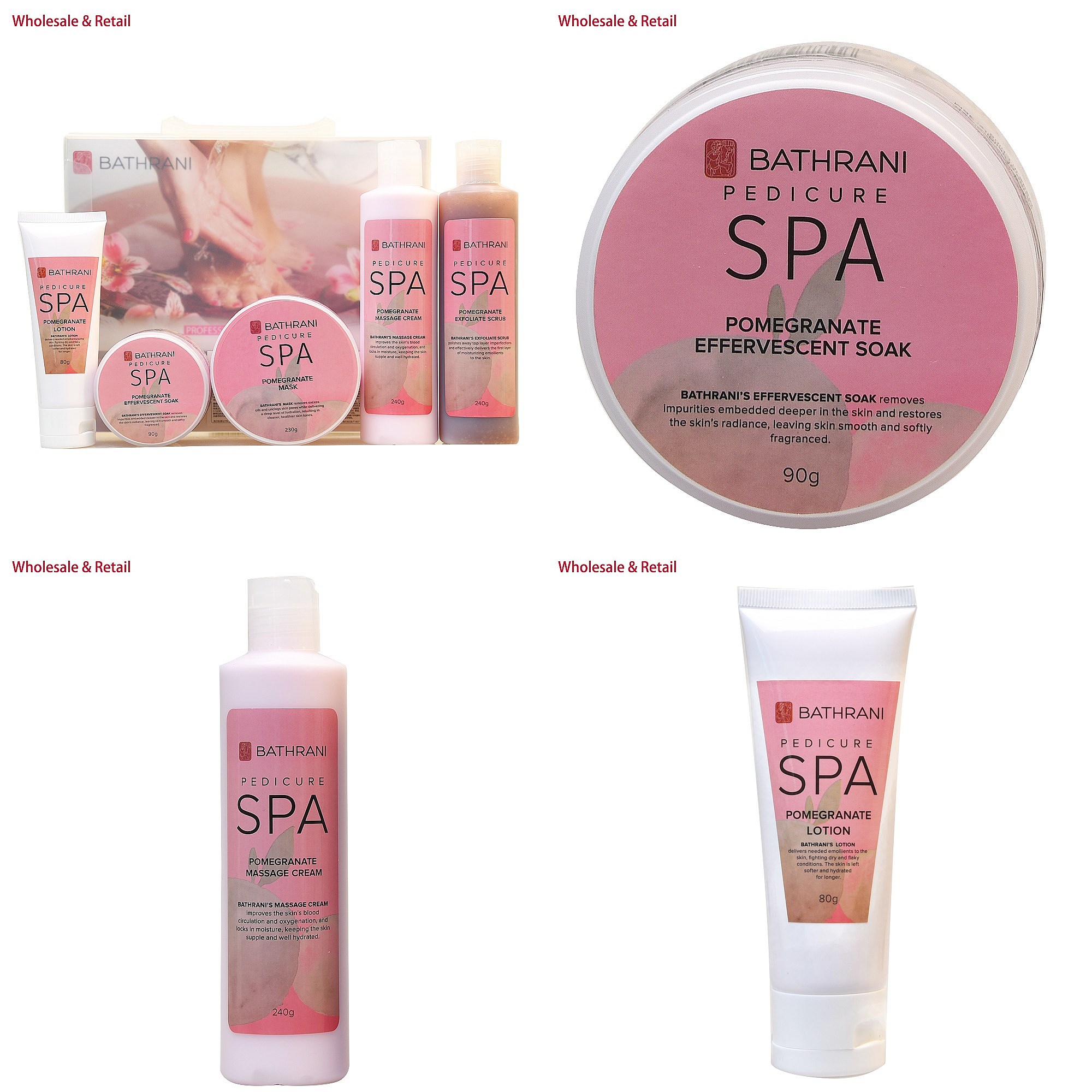 Luxury Gold Skincare - Spa Pedicure Kit 5-Step Foot Skin