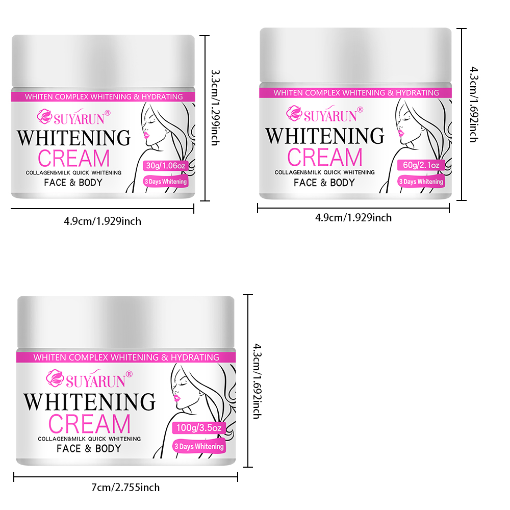 SUYARUN Christmas Gift Brighte - Luxury Skincare Whitening Cream ulasan dan harga