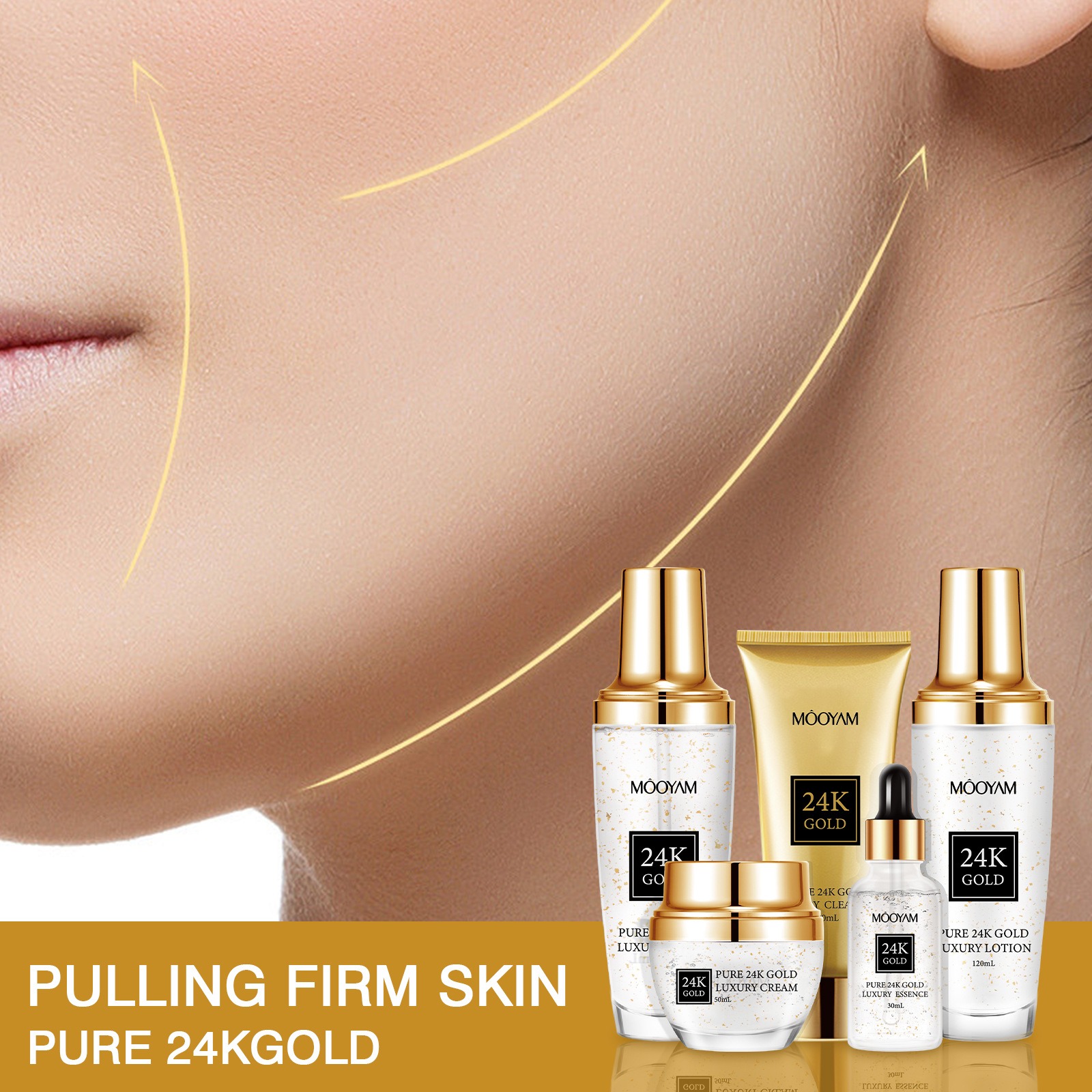24K Gold LUXURY Moisturizin An - Luxury Gold Skincare ulasan dan harga