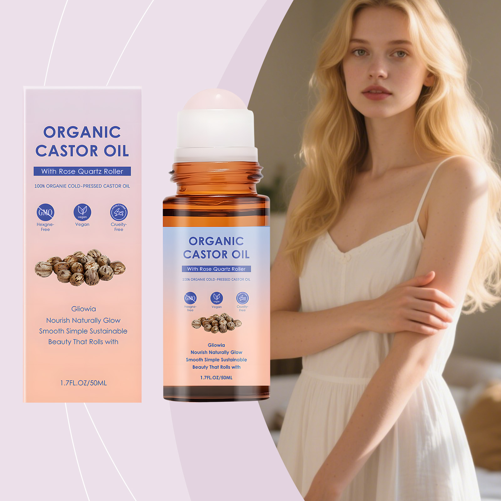 Natural Organic Castor Oil Col - Cold Pressed Rose Hip ulasan dan harga