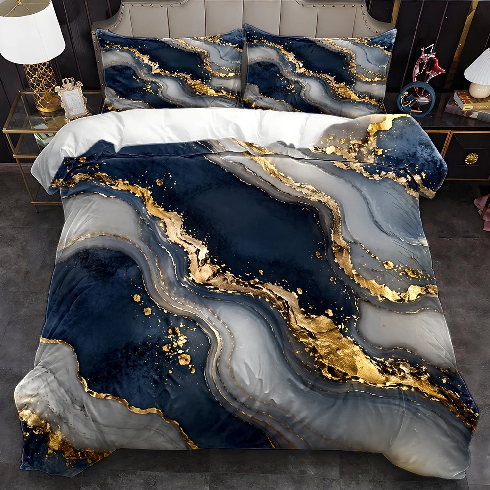 3Pc Light Luxury Blue Gold Mar - Luxury Gold Skincare ulasan dan harga