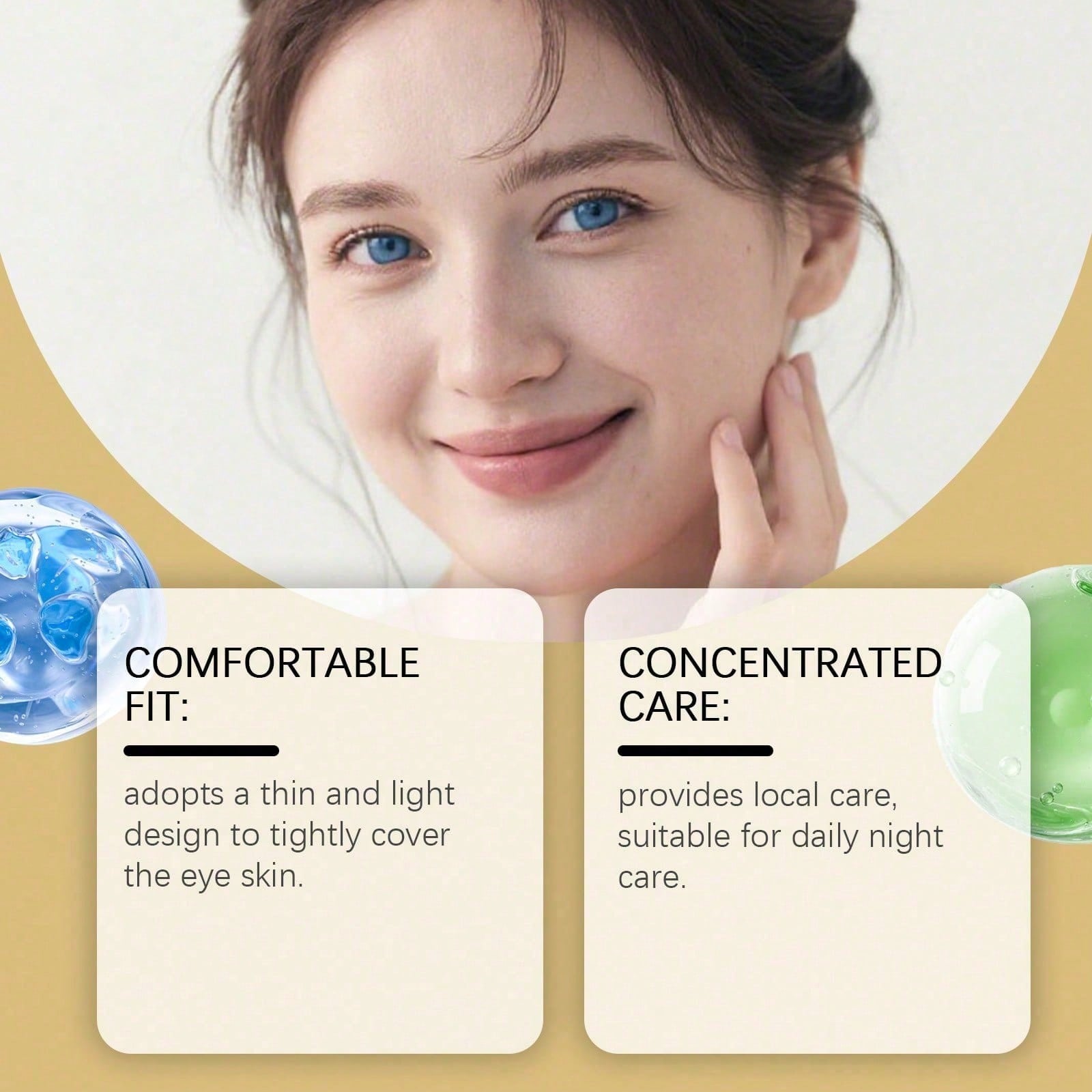 24K Gold Eye Mask, 60 Count Lu - Luxury Gold Skincare ulasan dan harga