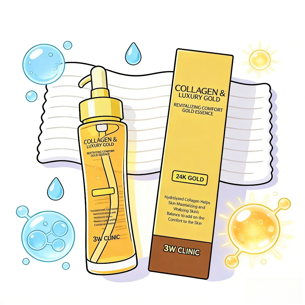 3WCLINIC Collagen & Luxury Gol - Luxury Gold Skincare ulasan dan harga
